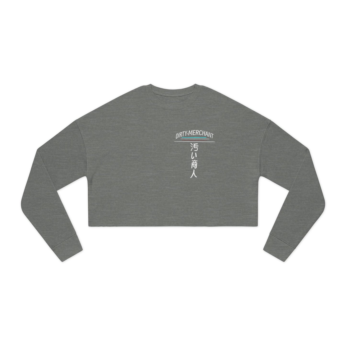 "Love of Koi" Women's Cropped Sweatshirt