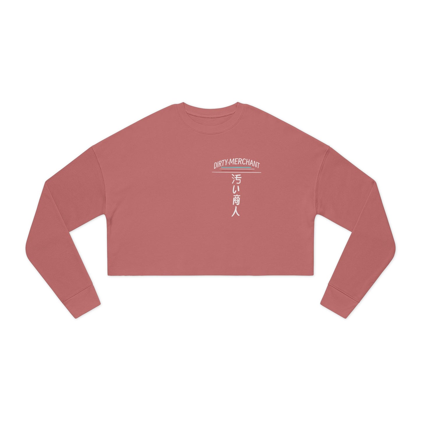 "Love of Koi" Women's Cropped Sweatshirt
