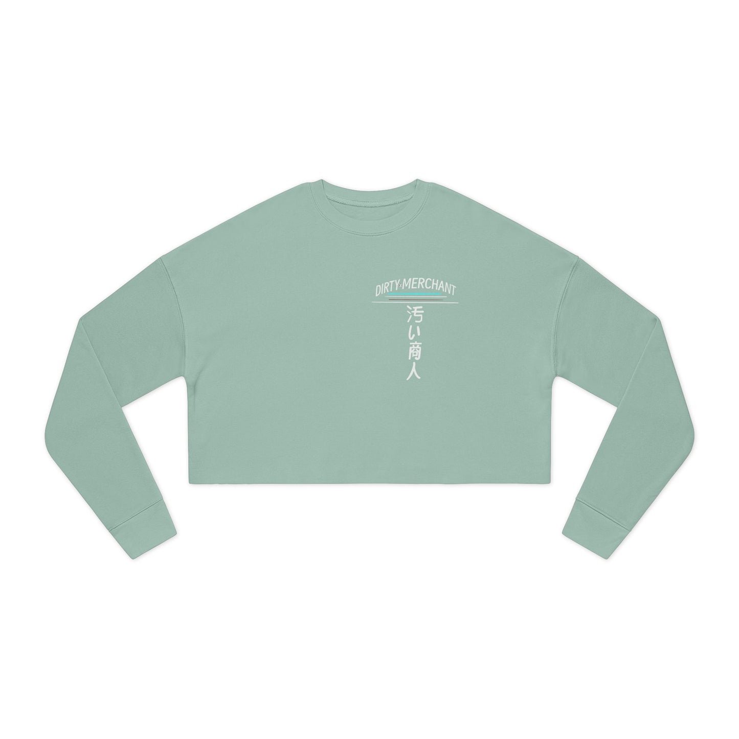 "Love of Koi" Women's Cropped Sweatshirt
