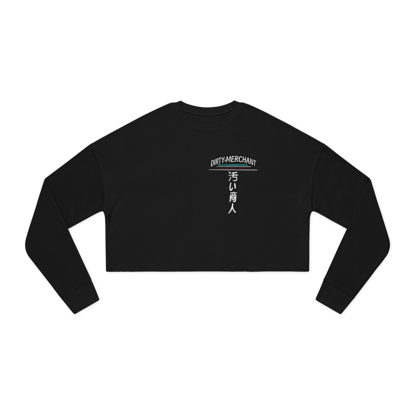 "Love of Koi" Women's Cropped Sweatshirt