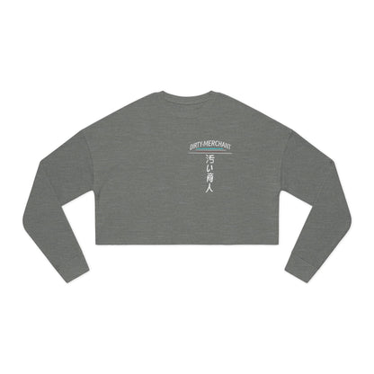 "Love of Koi" Women's Cropped Sweatshirt