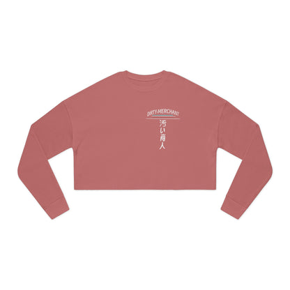 "Love of Koi" Women's Cropped Sweatshirt