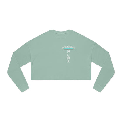 "Love of Koi" Women's Cropped Sweatshirt