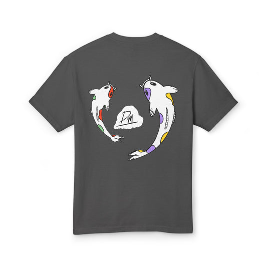 "Love of Koi " Heavyweight Cotton Tee